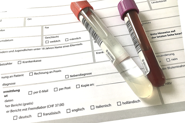 HCK Fragebogen und Bluttest